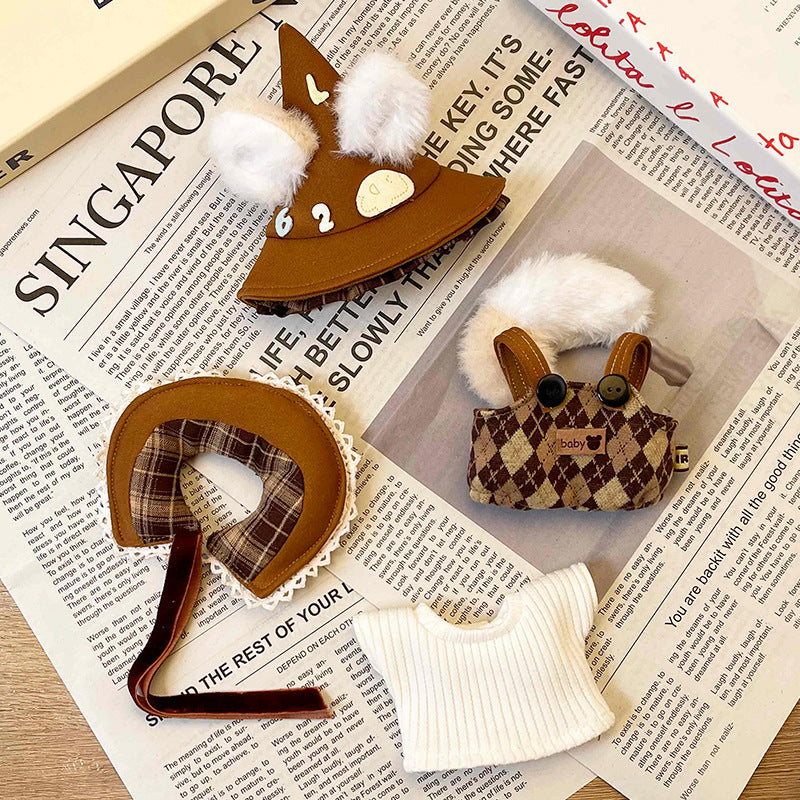 17cm Doll Clothes Suit For Labubu V1V2V3