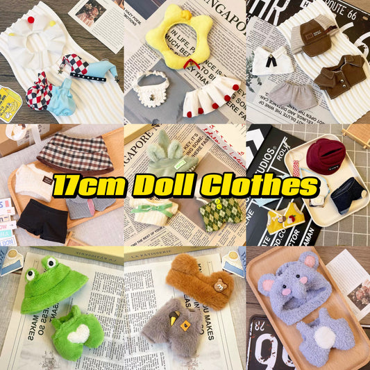 17cm Doll Clothes Suit For Labubu V1V2V3
